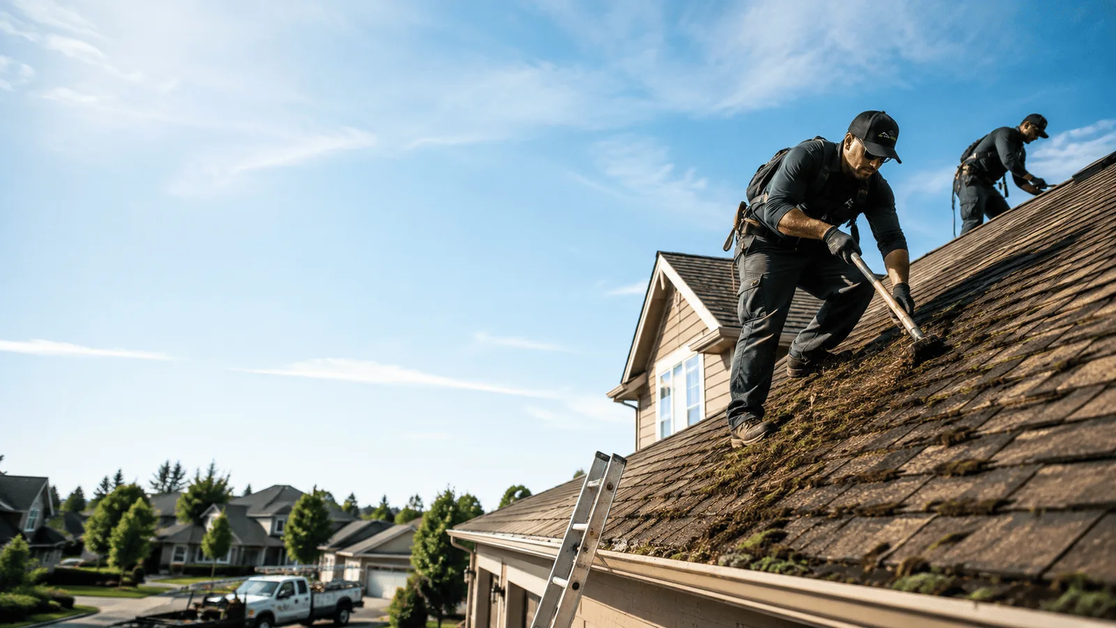 Roof Moss Removal in Loogootee, IN near me